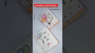 Customized Cutest Birthday Mini Book For Your Special One💖 ordernow birthdaywishesmessage likes [upl. by Meid]