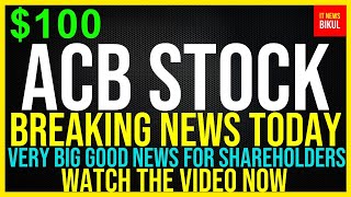 ACB Stock  Aurora Cannabis Inc Stock Breaking News Today  ACB Stock Price Prediction  ACB Stock [upl. by Kcyred]