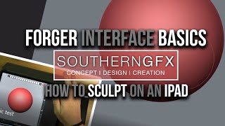 Forger app – iPad sculpting app master the basics of the interface in 10 minutes [upl. by Nanek]