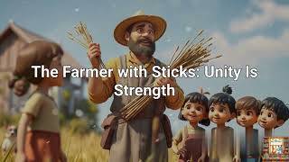 The Farmer And His Sons Story  Unity Is Strength  My Little Library [upl. by Asiulairam]