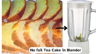 No fail Tea Cake recipeoil based cakevanilla sponge caketea cake [upl. by Lucio567]