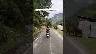 Dehradun to Harshil 🏍️ ride 🔥💥 shorts automobile activa youtubeshorts [upl. by Armand]