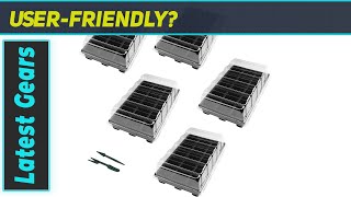 Gardzen 5Set Garden Propagator Kit with Adjustable Ventilation [upl. by Donnell]