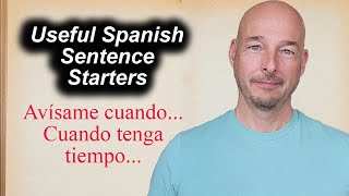 Using the Spanish Subjunctive with Time Expressions [upl. by Ahsatam]