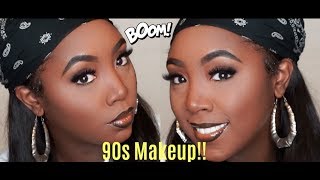 ♡ 90s Inspired Makeup Tutorial  JericaMonique ♡ [upl. by Eiralav170]