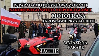 IV PARADA MOTOCYKLOWA Z OKAZJI NARODOWEGO ŚWIĘTA NIEPODLEGŁOŚCI  Mototrasa Jarosław i Przyjaciele [upl. by Leynad525]