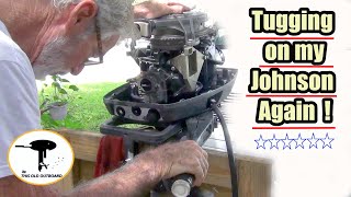 1971 20 Hp Johnson One Month Later  outboardrepair outboardrepairvideos [upl. by Adnotal]