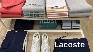 4k Lacoste new clothes and shoes collection [upl. by Assetal]