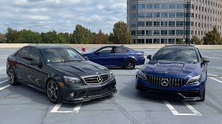 Mercedes W204 vs W205 C63 AMG  Long Live the V8 [upl. by Laurice]