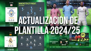 NUEVA ACTUALIZACION de plantilla 2025 para FIFA 22 [upl. by Oringa]