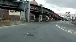 Williamsburg Bridge Inner RoadwayKosciuszko Bridge southwestbound [upl. by Nevanod]