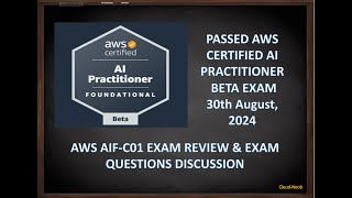 AWS Certified AI Practitioner Exam AIFC01 Exam Review amp Exam Questions Discussion [upl. by Eiramrefinnej162]