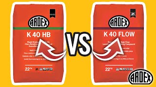 Whats the difference between ARDEX K 40 FLOW and ARDEX K 40 HB [upl. by Aihsenrad367]