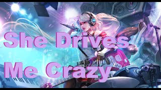 Nightcore She Drives Me Crazy  By Fine Young Cannibals [upl. by Enasus]