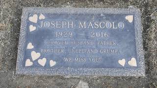 Actor Joseph Mascolo Grave Forest Lawn Hollywood Hills Los Angeles California USA November 3 2022 [upl. by Maurey226]