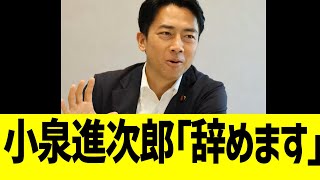 小泉進次郎、石破内閣から我先に逃げ出すww [upl. by Atirak]