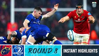 Munster v Leinster  Instant Highlights  Round 8  202324 [upl. by Arola]