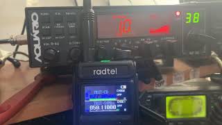 Radtel RT890 quotreceivingquot CB frequency 27385 AM [upl. by Irdua]