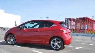 Peugeot 208 GTI 200 THP Review 0100 kmh [upl. by Naujad]