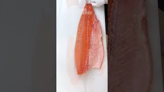 wholesalmon salmonsashimi salmoncutting salmonasmr fish [upl. by Arlee]