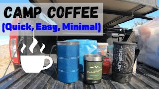 Truck Camping Coffee Setup  GSI JavaDrip amp JetBoil [upl. by Ilrahc]