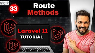 Laravel 11 tutorial in Hindi 33 Laravel Route methods [upl. by Dennison41]