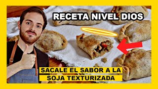 🔶 Como hacer EMPANADAS argentina VEGANAS con receta de MASA integral casera [upl. by Swen972]