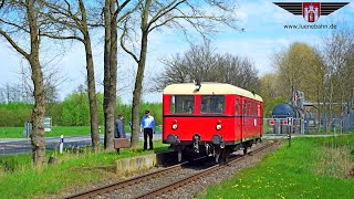 Führerstandsmitfahrt über die Elbmarschbahn der SInON OHE Winsen  Niedermarschacht  Cab Ride [upl. by Ellehcit]