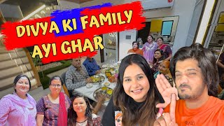 Shaadi ke baad Divya ke ghar wale aaye hamare ghar pjdivyakishaadi pjdivya dailyvlog [upl. by Nivlek]