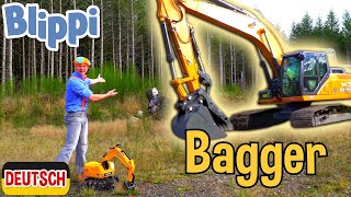 Blippi Deutsch  Blippi besucht eine Baustelle  Abenteuer und Videos für Kinder [upl. by Yenaiv735]