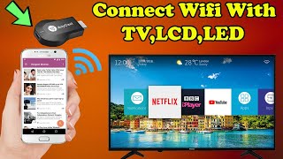 AnyCast How To Connect Smartphone To TV LED TV HDTV [upl. by Dag]