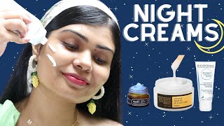 5 Best Night Creams  Moisturisers for Glowing Skin ✨For all skin types [upl. by Nadabb255]