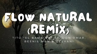 Flow Natural Remix Letra  Reggaeton Musica 2024 [upl. by Oribel]