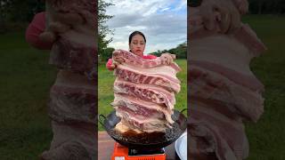 Pork crispy and make soup recipe shortvideo shorts cooking food recipe [upl. by Nwadahs]