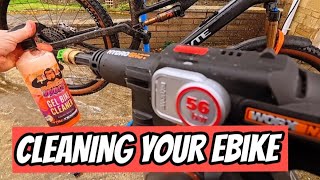 Worx HydroShot Nitro 56bar Cleaning your ebike [upl. by Kealey]