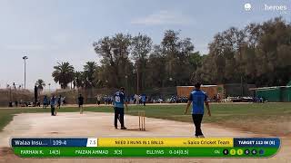 Live Cricket Match  Saico Cricket Team vs Walaa Insurance  26Oct24 1055 AM 8  8th Walaa Insura [upl. by Corbin74]