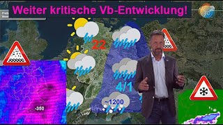 Weiter kritische VbEntwicklung von wenig bis quotKatastrophequot Wetter amp Regenvorhersage 09160924 [upl. by Mauer]