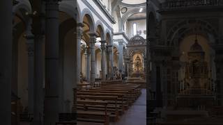 Florence  Inside Brunelleschi’s Basilica of Santo Spirito travel europeancity history [upl. by Sande]