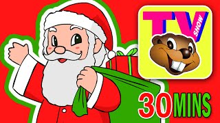 BBTV S1 E6 quotChristmas Specialquot  Busy Beavers TV Show  Santa Rudolph Frosty Jingle Bells Kids [upl. by Mccoy757]