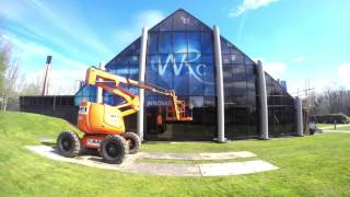 Create visual impact with Contra Vision® Perforated Window Film  WRC Plc Building Wrap [upl. by Eihcra]