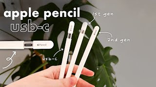 NEW Apple Pencil USBC  Comparing ALL Apple Pencils [upl. by Liagibba]