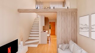 MINI CASA LOFT 4X7M l TINY HOUSE DESIGN l ERBANI DESIGN [upl. by Niuqauj]