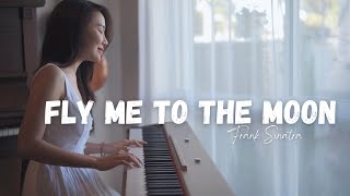 🎹 How to play Fly Me To The Moon  Frank Sinatra piano tutorial [upl. by Rehtaeh507]