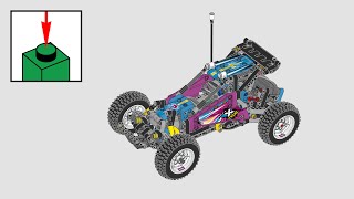 LEGO Technic 42124 OffRoad Buggy  building instructions [upl. by Agatha]