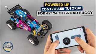 LEGO Technic 42124 Offroad buggy custom control tutorial in the Powered Up app [upl. by Leay847]