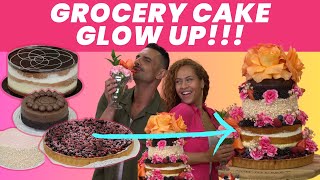 Grocery Store Cake GLOWUP  How to Cake It With Yolanda Gampp And CASPAR [upl. by Karalynn]