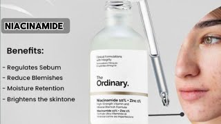 The ordinary niacinamide serum  how to use  benefits and effective niacinamide review [upl. by Alrac174]