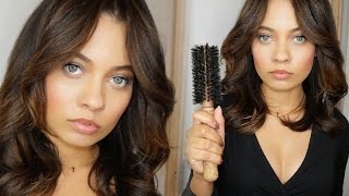 DIY Salon Quality Blowout AT HOME NO FLAT IRON [upl. by Nannerb619]