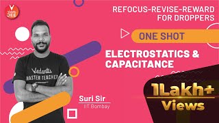 Electrostatics and Capacitance  One Shot  RefocusReviseReward  Suri Sir  Vedantu JEE [upl. by Gunilla]