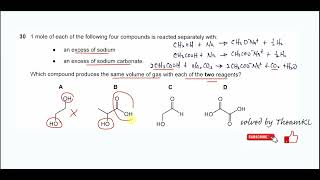 970112MJ24Q30 Cambridge International AS Level Chemistry MayJune 2024 Paper 12 Q30 [upl. by Grosz]